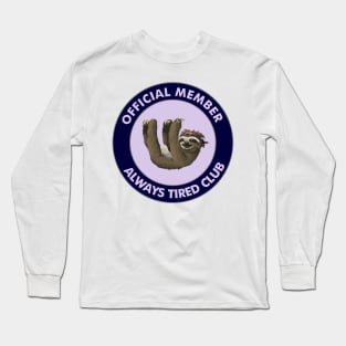 Sloth Long Sleeve T-Shirt